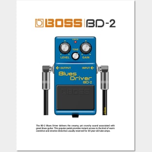 BOSS BD-2 Blues Driver Stomp Box [light] Posters and Art